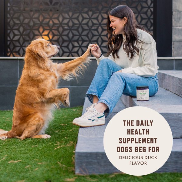 Show full view: Rocco & Roxie Supply Co. Duck Flavored Chew Lawn Protection Supplement for Dogs, 90 count slide 3 of 11