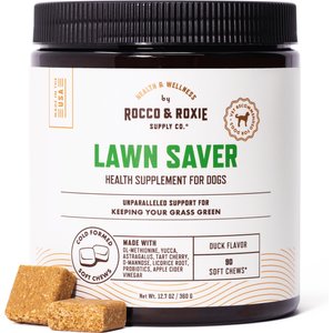 Rocco & Roxie Supply Co. Duck Flavored Chew Lawn Protection Supplement for Dogs, 90 count