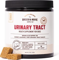 Rocco & Roxie Supply Co. Duck Flavored Chew Urinary Supplement for Dogs, 90 count