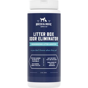 Rocco & Roxie Supply Co. Litter Box Cat Odor Eliminator, 12-fl oz bottle