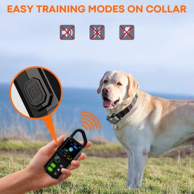 Show full view: Hoistspark T810Pro Wireless Waterproof Dog Fence & Training Collar with LED Light, Black, Medium: 26-in neck, 1/2-in wide slide 5 of 9