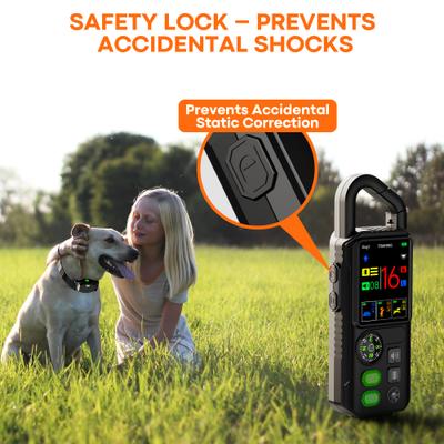 Show full view: Hoistspark T810Pro Wireless Waterproof Dog Fence & Training Collar with LED Light, Black, Medium: 26-in neck, 1/2-in wide slide 6 of 9