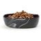 Show in main carousel: PetRageous Designs Fancy Marble Oval 7-in Stoneware Cat Bowl, Black, 2-cup slide 5 of 5