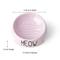 Show in main carousel: PetRageous Designs Meow Inverted Angeled 5-in Ceramic Cat Bowl, 6-oz, Pink slide 3 of 4