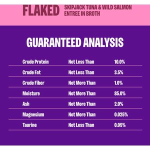 Wellness CORE Signature Selects Flaked Skipjack Tuna & Wild Salmon Entree in Broth Grain-Free Canned Cat Food, 2.8-oz, case of 12