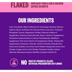 Wellness CORE Signature Selects Flaked Skipjack Tuna & Wild Salmon Entree in Broth Grain-Free Canned Cat Food, 2.8-oz, case of 12