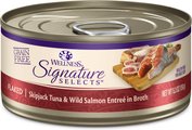 Wellness CORE Signature Selects Flaked Skipjack Tuna & Wild Salmon Entree in Broth Grain-Free Canned Cat...