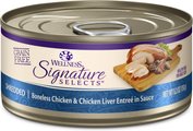 Wellness CORE Signature Selects Shredded Boneless Chicken & Chicken Liver Entree in Sauce Grain-Free Nat...