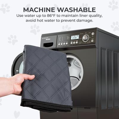 Show full view: LuftPets Washable Rabbit & Guinea Pig Cage Liner Bedding, 24 x 47-in, Gray slide 7 of 10