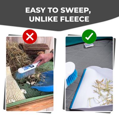 Show full view: LuftPets Washable Rabbit & Guinea Pig Cage Liner Bedding, 24 x 47-in, Gray slide 5 of 10