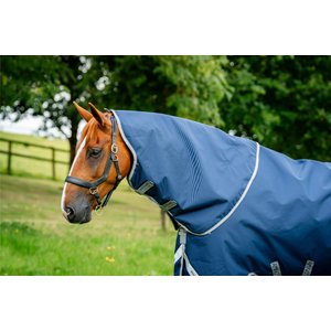 Amigo 1200D 0g Horse Turnout Hood, Navy, Medium