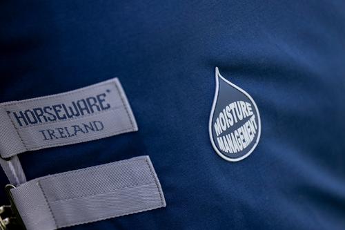 Show full view: Amigo Horse Stable Sheet, Navy, Titanium Grey, Silver, 75-in slide 3 of 5