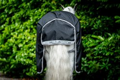 Amigo 1200D 0g Horse Turnout, Black, Titanium Grey, Silver, 78-in slide 2 of 6