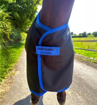 Show full view: Amigo Ripstop 900D 200g Foal Turnout, Black, Classic Blue, 48-in slide 2 of 5