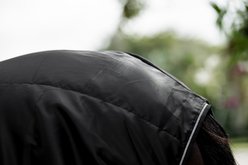 Amigo 100g Quarter Horse Stable Blanket, Black, Black, Silver, 78-in slide 2 of 6