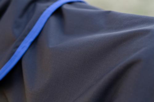 Show full view: Amigo Ripstop 900D Plus 0g Petite Horse Turnout, Black, Classic Blue, 33-in slide 5 of 5