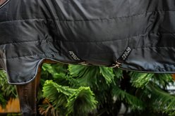Horseware Amigo 100g Quarter Horse Stable Blanket, Black, Black, Silver, 82-in slide 2 of 6