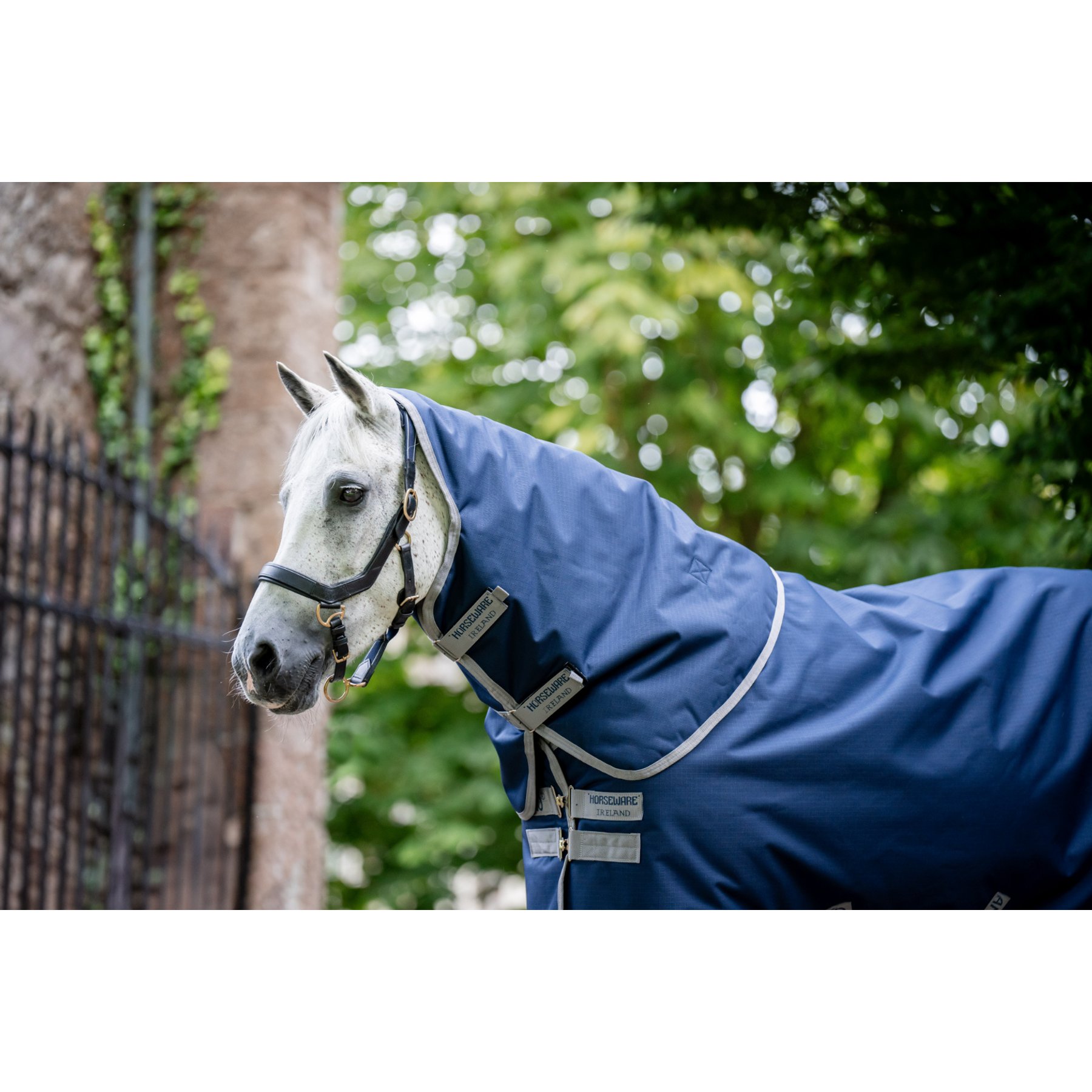 Horseware Amigo Ripstop 900D 0g Horse Turnout Hood, Navy, Small