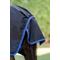 Show in main carousel: Amigo Ripstop 900D Plus 0g Petite Horse Turnout, Black, Classic Blue, 33-in slide 4 of 5