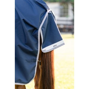 Amigo 1200D 0g Horse Turnout, Navy, Titanium Grey, Silver, 81-in