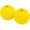 Show in main carousel: Chew King by Mammoth Chicken Flavor Rubber Ball Tough Dog Chew Toy, Yellow, 4-in, 2 count slide 1 of 5
