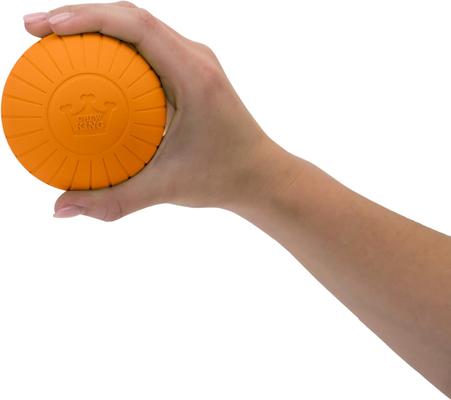 Show full view: Chew King by Mammoth Bacon Flavored Supreme Fetch Tough Chew Ball Dog Toy, Orange, 2 count, 3-in slide 3 of 8