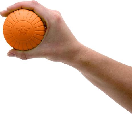 Show full view: Chew King by Mammoth Bacon Flavored Supreme Fetch Tough Chew Ball Dog Toy, Orange, 2 count, 2.5-in slide 3 of 8