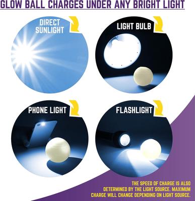 Show full view: Chew King by Mammoth Glowing Fetch Value Pack Tough Chew Ball Dog Toy, Green, 8 count slide 5 of 9