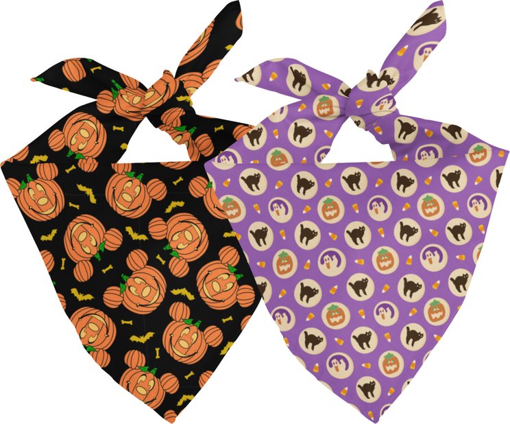 Hotel Doggy Halloween "Trick for Treat" Dog Bandana