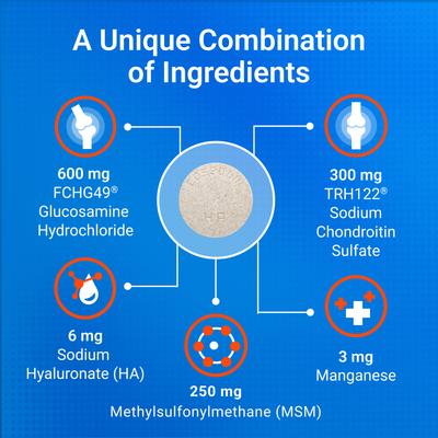 Show full view: Nutramax Cosequin Joint Health Supplement with Glucosamine, Chondroitin, MSM & HA Chewable Tablet for Dogs, 150-count slide 6 of 11