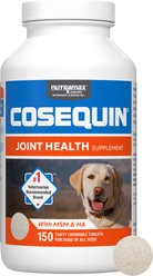 Nutramax Cosequin Chewable Tablets Joint Health Supplement for Dogs, 150-count