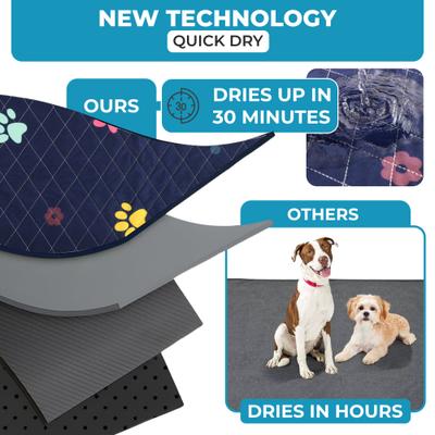 Show full view: LuftPets Super Absorbent Washable Dog Training Pads, 2 count, 24 x 36-in slide 5 of 9