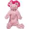 Show in main carousel: HuggleHounds X-Brace Kiki Axolotl Plush Dog Toy, Pink slide 2 of 9