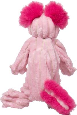 Show full view: HuggleHounds X-Brace Kiki Axolotl Plush Dog Toy, Pink slide 5 of 9