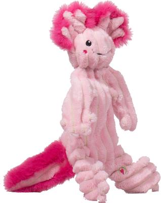 Show full view: HuggleHounds X-Brace Kiki Axolotl Plush Dog Toy, Pink slide 6 of 9