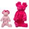 Show in main carousel: HuggleHounds X-Brace Kiki Axolotl Plush Dog Toy, Pink slide 1 of 9