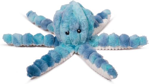 Show full view: HuggleHounds X-Brace Calamaro Plush Dog Toy, Blue slide 3 of 9