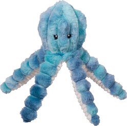 HuggleHounds X-Brace Calamaro Plush Dog Toy, Blue