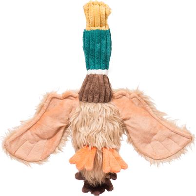 Show full view: HuggleHounds X-Brace Drake Duck Plush Dog Toy slide 4 of 9