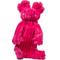 Show in main carousel: HuggleHounds X-Brace Gillie Axolotl Plush Dog Toy, Raspberry slide 2 of 9