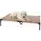 Show in main carousel: K&H Pet Products All Weather Outdoor Elevated Cot Dog Bed, Tan, X-Large slide 3 of 13