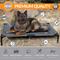 Show in main carousel: K&H Pet Products Original Steel Frame Cot Outdoor Elevated Dog Bed, Charcoal/Black, X-Large slide 2 of 13