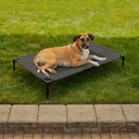 K&H Pet Products Original Steel Frame Cot Outdoor Elevated Dog Bed, Charcoal/Black, X-Large
