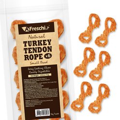 AFreschi Turkey Tendon Rope Dog Chew Treats, Small: 2.54-oz bag