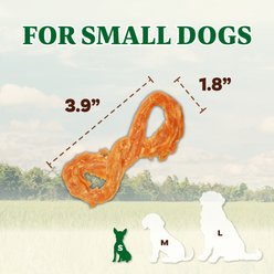 AFreschi Turkey Tendon Rope Dog Chew Treats, Small: 2.54-oz bag slide 2 of 7