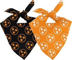 Dog Bandana Co. Tennessee Dog Bandana, Orange, Small