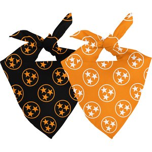 Dog Bandana Co. Tennessee Dog Bandana, Orange, Large