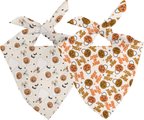 Dog Bandana Co. Trick Or Treat Dog Bandana, Orange, Large