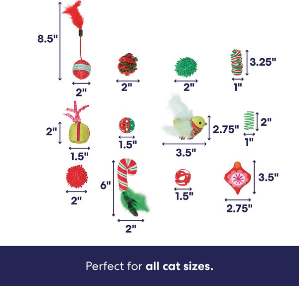 Show full view: Frisco Holiday Advent Calendar for Cats, 12 count slide 2 of 8