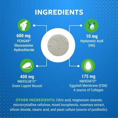 Show full view: Nutramax Laboratories Cosequin Elements Chewable Tablets Joint Health Supplement for Dogs, 75 count slide 8 of 11